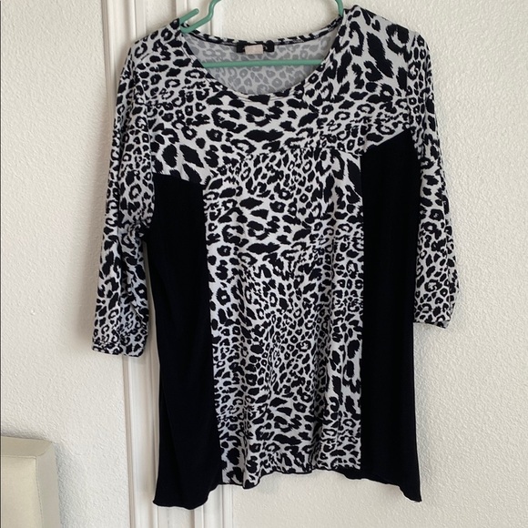 Tops - Leopard Print Women's Top
